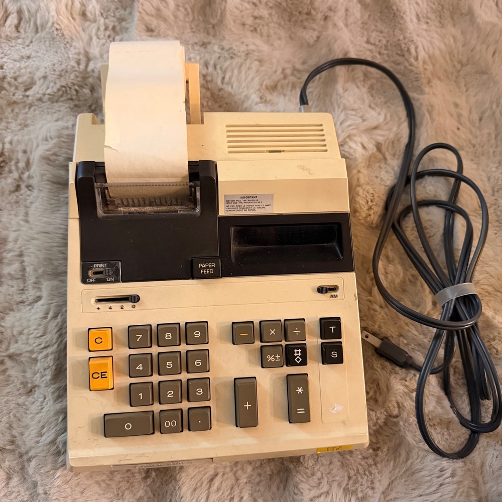 Vintage Canon P101-D Desktop Printing Calculator - FOR PARTS / NOT WORKING